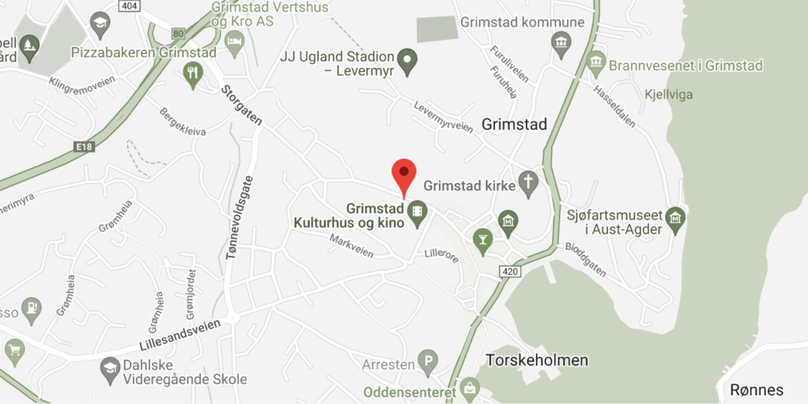 finn sky fitness grimstad på kartet