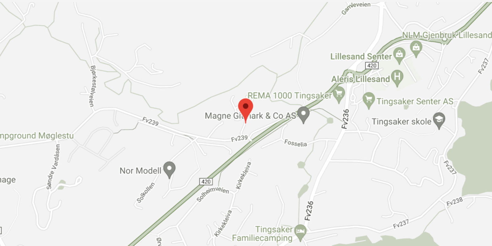 finn sky fitness lillesandpå kartet