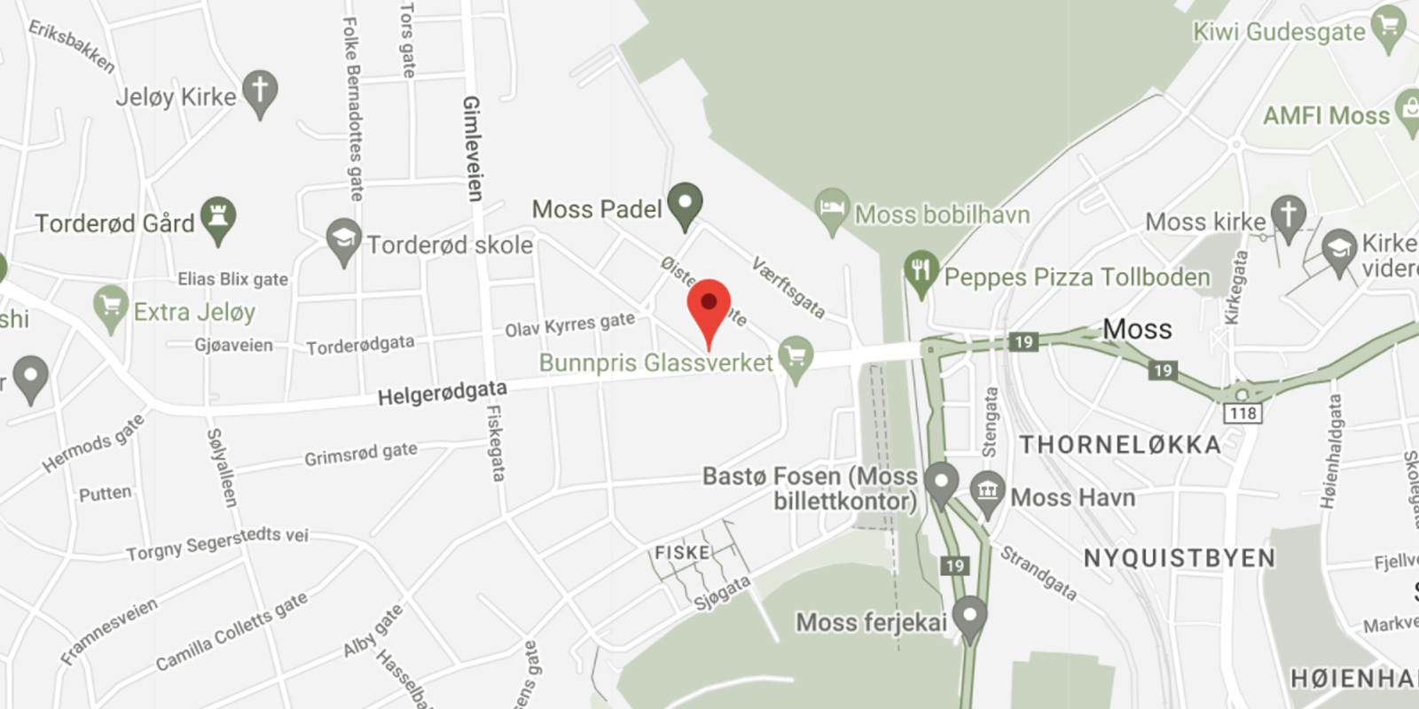 finn sky fitness moss jeløy på kartet