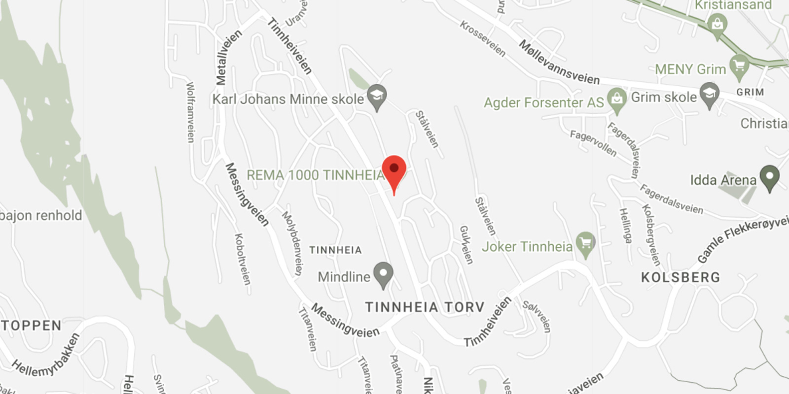 finn sky fitness tinnheia på kartet