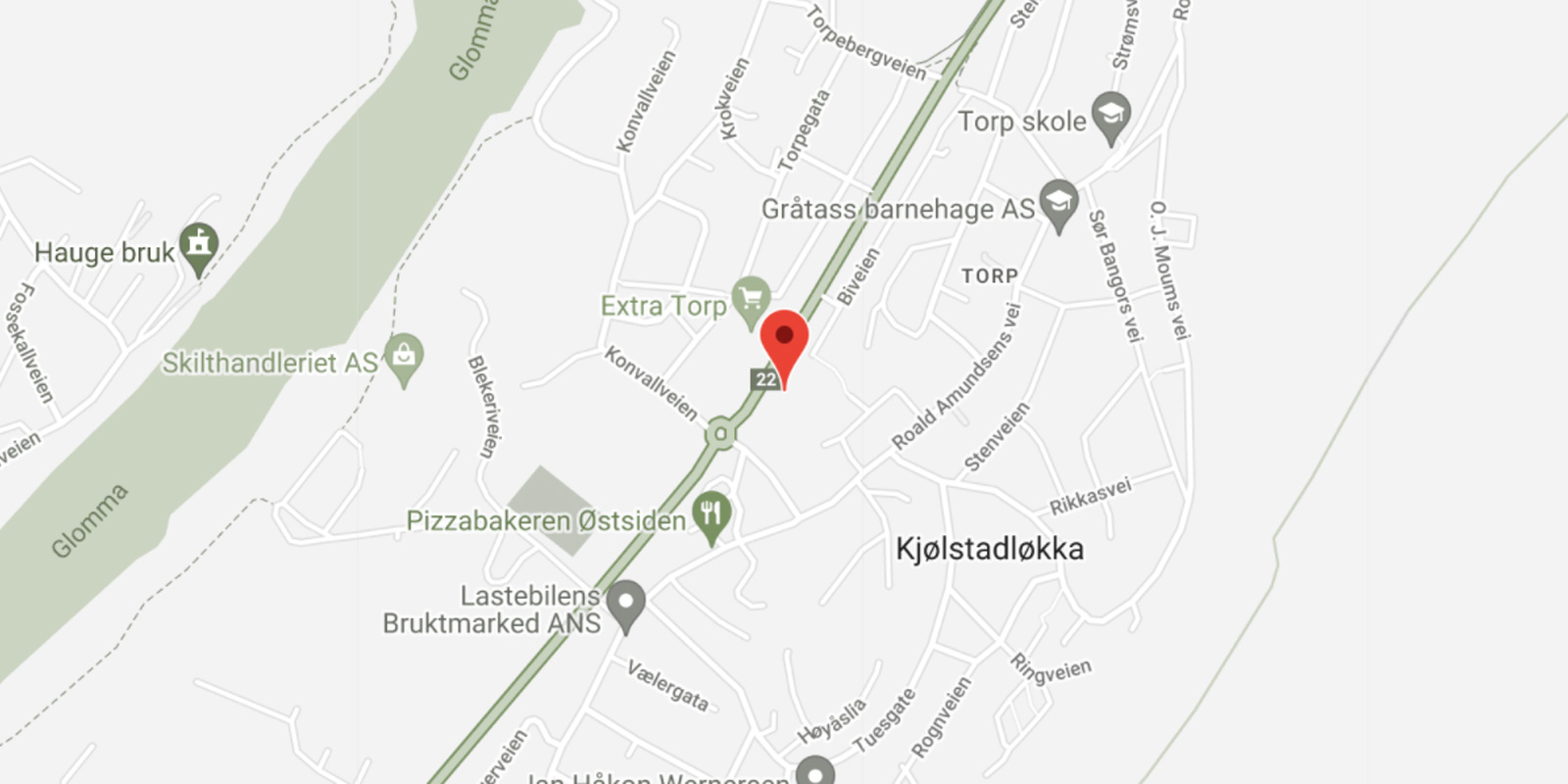 finn sky fitness torp på kartet